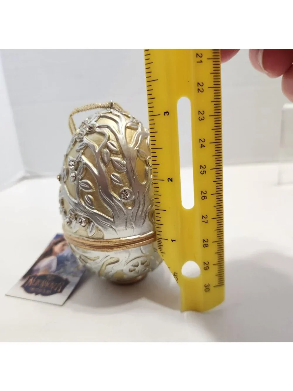 Disney The Nutcracker And The Four Realms Gold & Silver Owl Ornament With Gem Ac